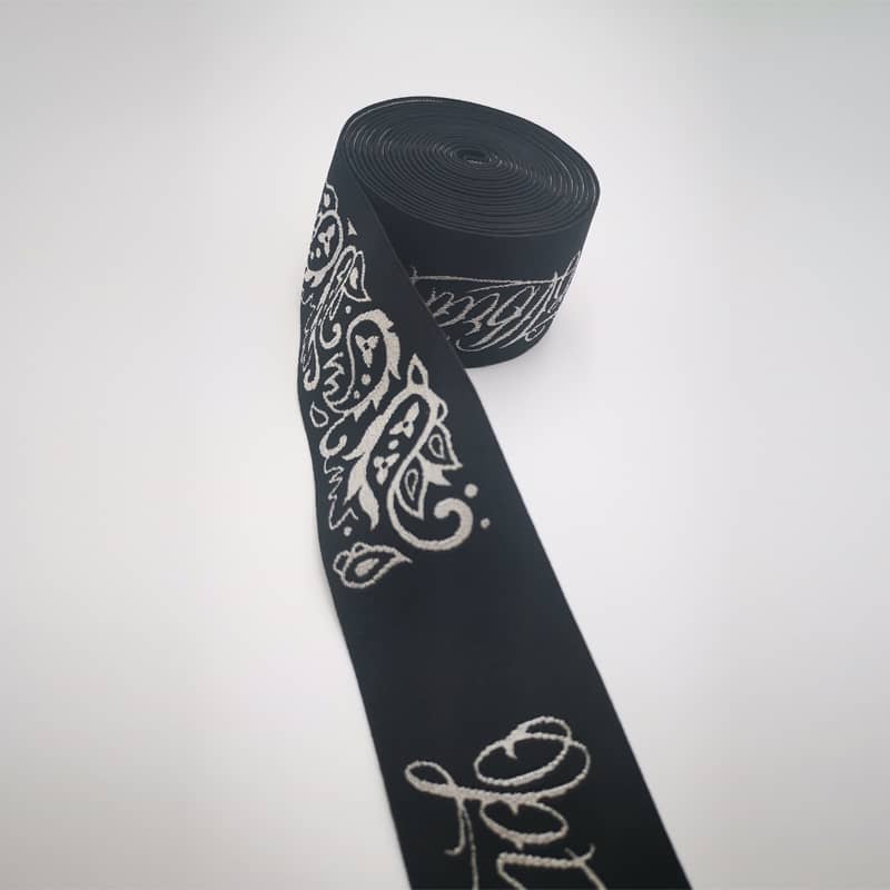 Bande élastique jacquard  Bande élastique jacquard