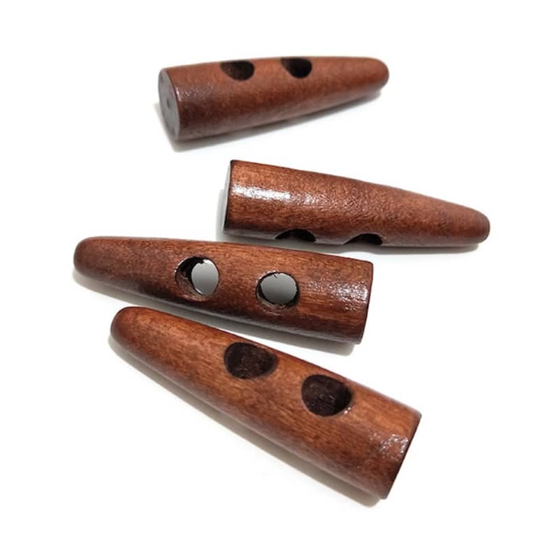 Bouton en bois de corne Bouton en bois de corne
