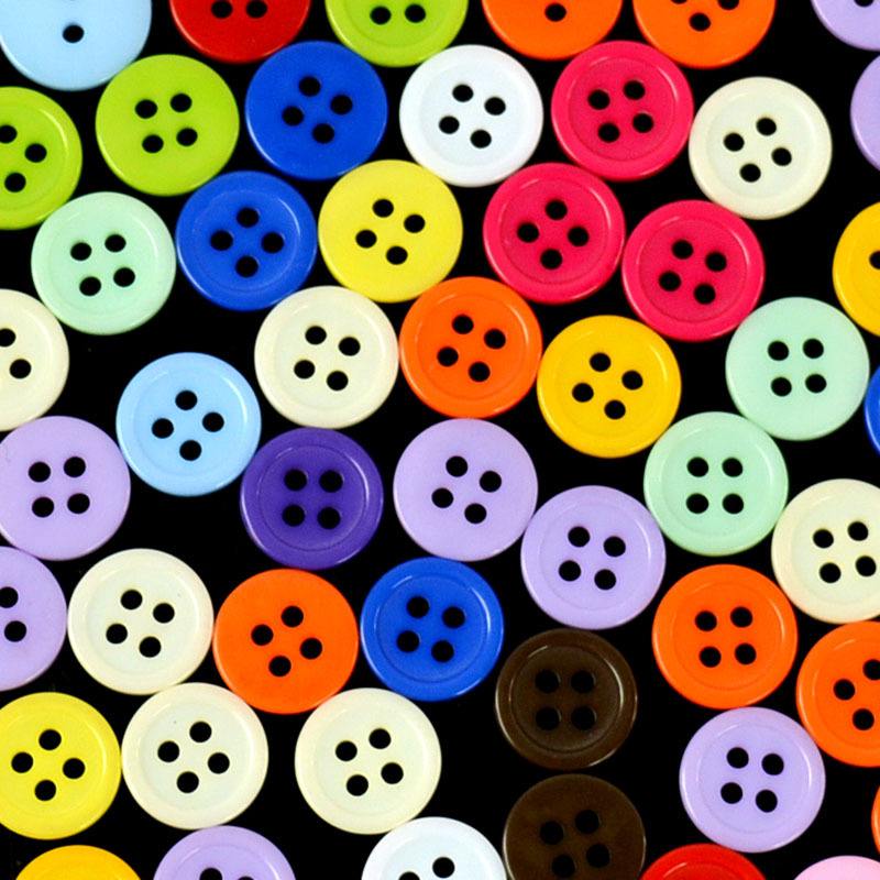 Bouton en résine à bords ronds Bouton en résine à bords ronds