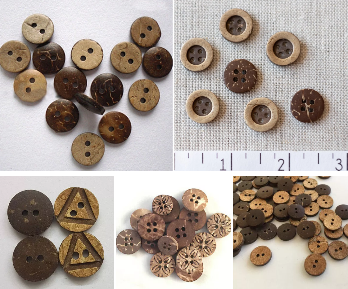 Coconut Shell Button Coconut Shell Button