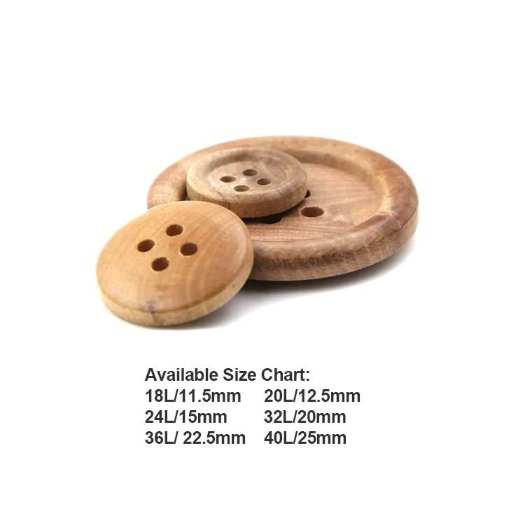 Pattern wooden button Pattern wooden button